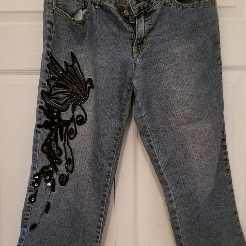 Heat Wave Vintage  Capri jeans